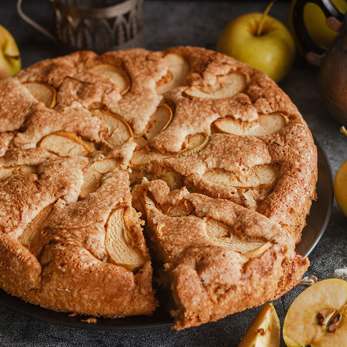Пирог с творогом и яблоками — 14 вкусных рецептов