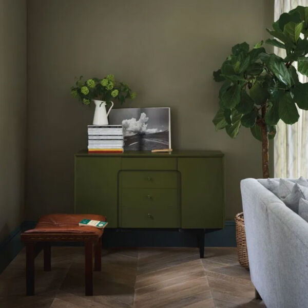 Оливковый цвет в интерьере: 70 красивых идей, которые освежат квартиру