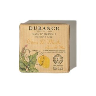 DURANCE Марсельское мыло кусковое Лимон и мята Lemon & Mint