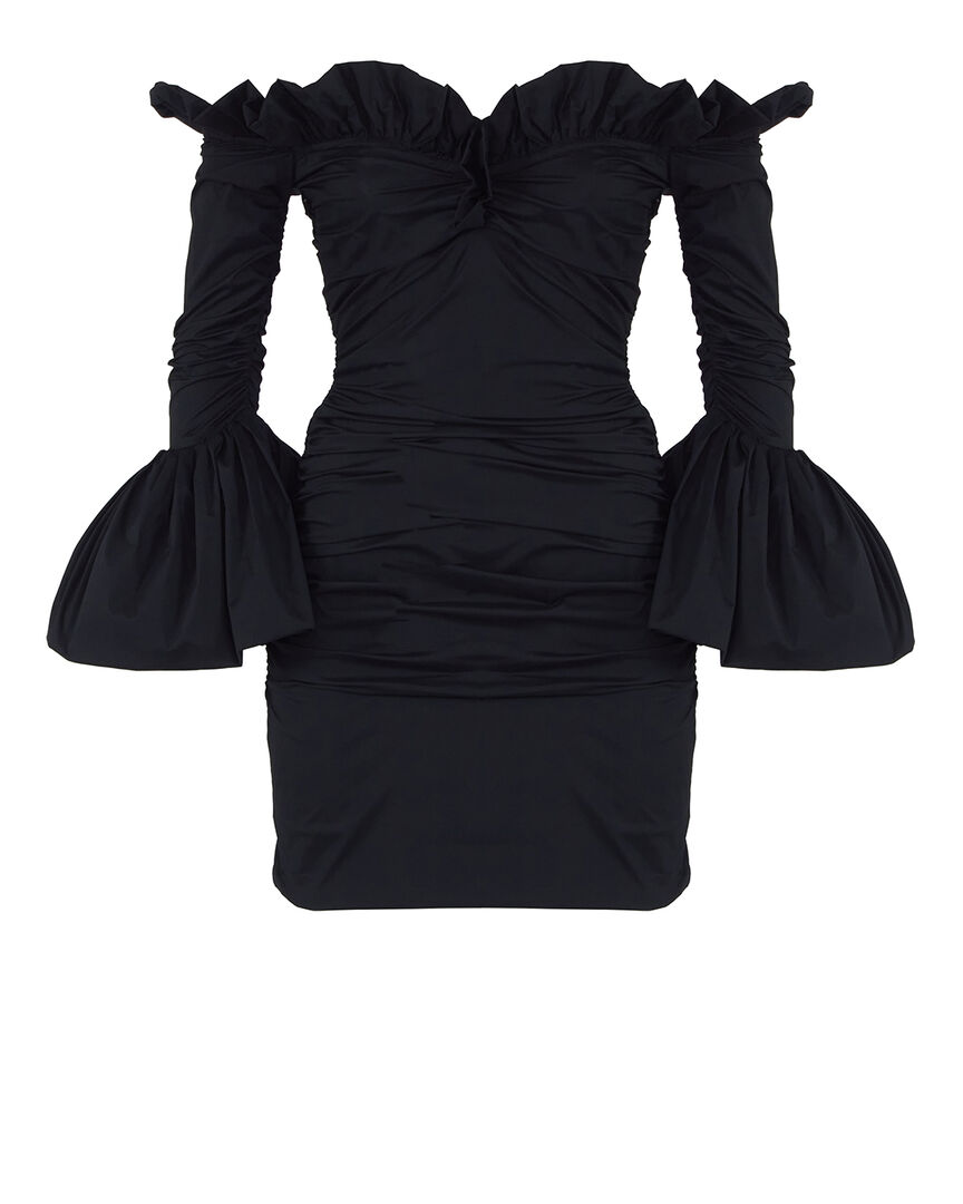 Коктейльное платье мини PHILOSOPHY DI LORENZO SERAFINI A0413.23 черный 42