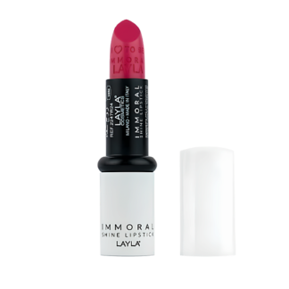 LAYLA Помада для губ блестящая Immoral Shine Lipstick