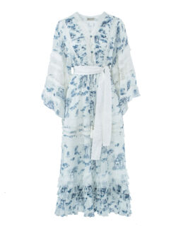 Платье в стиле бохо-шик FILLYBOO GT-CYW-EB белый+синий s