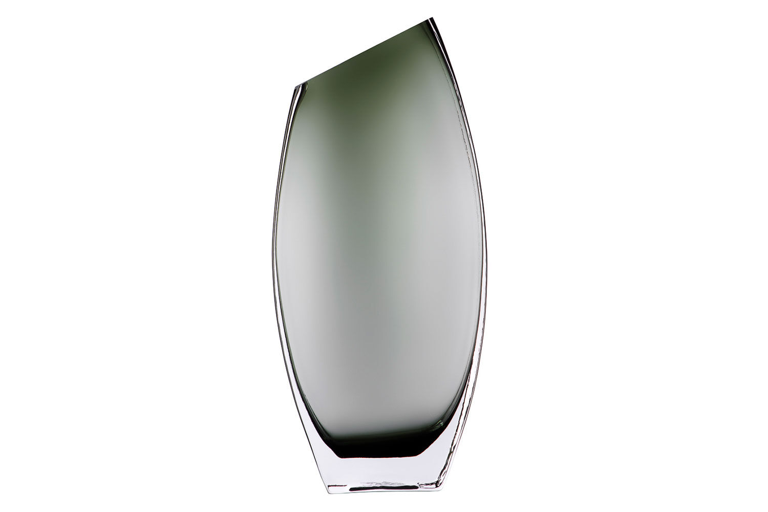 Декоративная ваза из дымчатого стекла Ангстрем