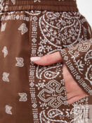Свободные шорты из муслина с платочным принтом FABIANA FILIPPI
