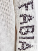 Удлиненный свитер из хлопковой пряжи с интарсией FABIANA FILIPPI
