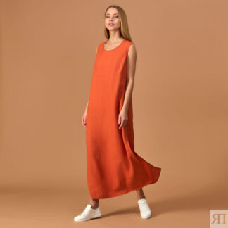 Платье Lino, оранжевое