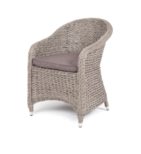 Плетеное кресло Равенна гиацинт серый 4sis