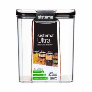 Контейнер квадратный 920 мл Sistema Ultra Square