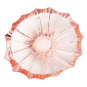 Конфетница 22 см Aurum Crystal Plantica Pink