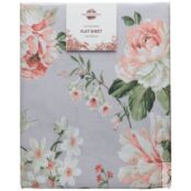 Простыня 150 х 220 см Melograno Floral Print Flower PSK-FLTS-150X220FLORALPRINTFLOWER фото 4