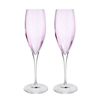 Набор бокалов для шампанского 260 мл Le Stelle Monalisa 2 шт розовый