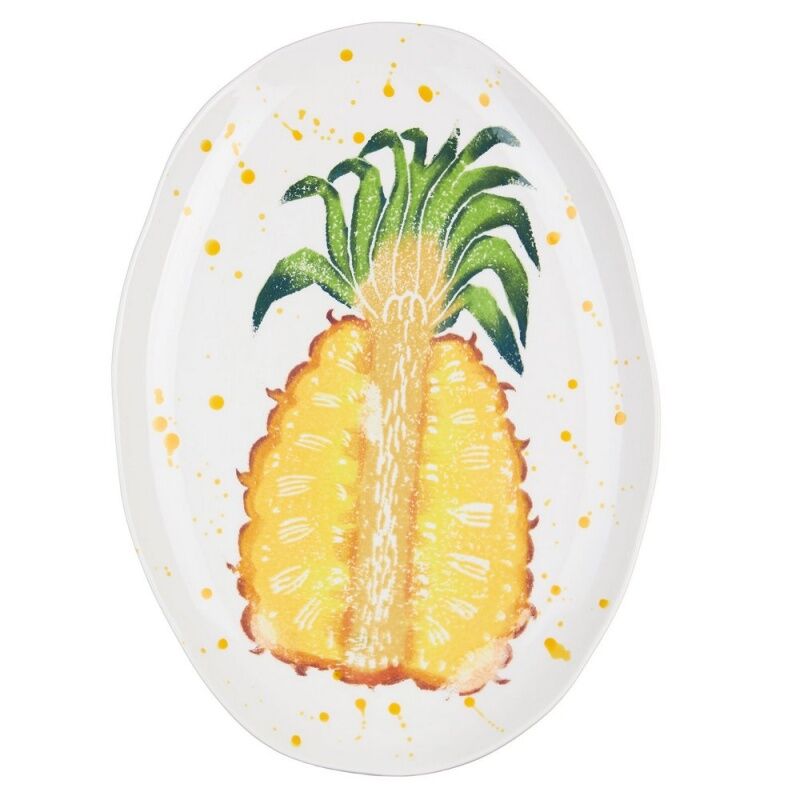 Блюдо 44 х 32 см Kersten BV Sorbet Crush Pineapple PSK-XET-6688 фото 1