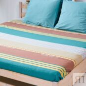 Простыня на резинке 180 х 200 см Melograno Abstract Print Stripe PSK-FTDS-180Х200Х30ABSTRACTPRINTSTRIPE фото 1