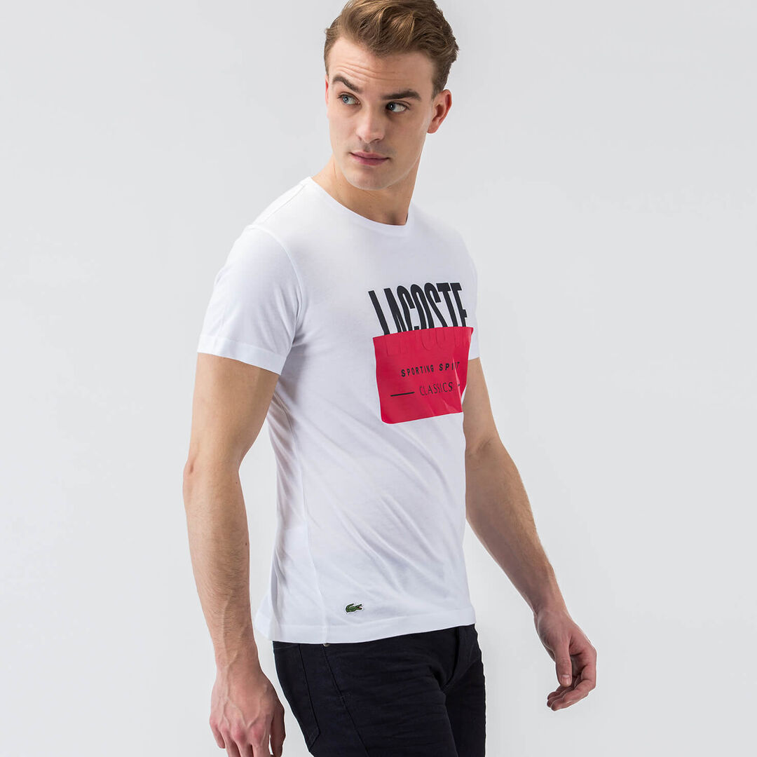 Мужская футболка Lacoste SLIM FIT фото 1