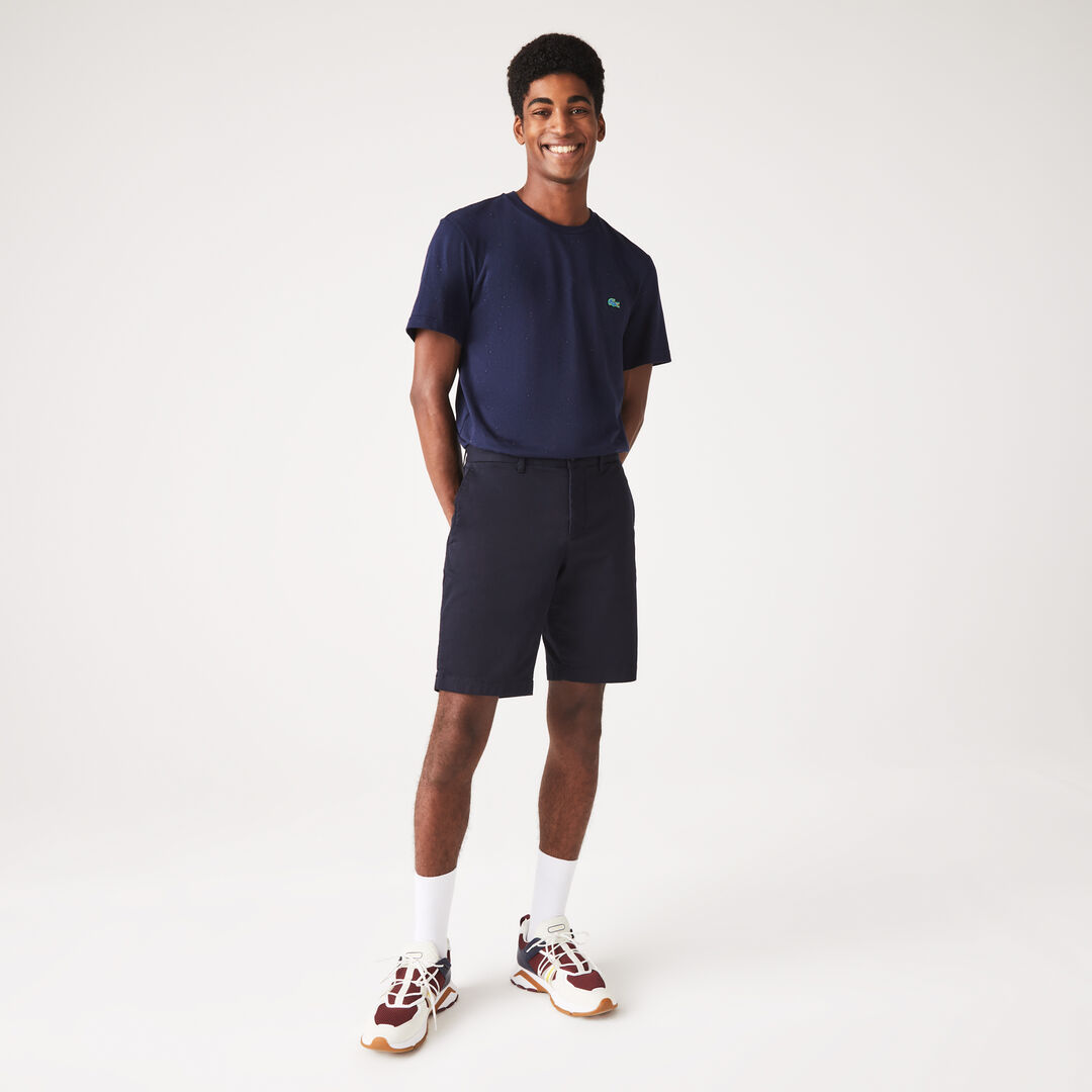 Мужские бермуды  Lacoste из эластичного хлопка фото 1