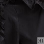 Блузка На одно плечо из шелка GAMIN XS черный
