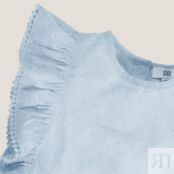 Комплект из двух предметов блузки И шорт с вышивкой гладью 3 года - 94 см с