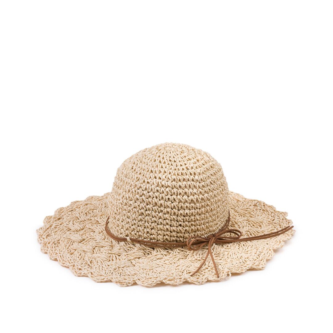 Шляпа с широкими мягкими полями из натуральных волокон UNI