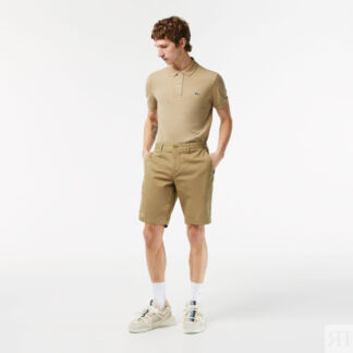 Мужские бермуды  Lacoste из эластичного хлопка