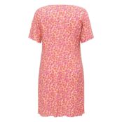 Платье С V-образным вырезом и цветочным принтом 52 розовый