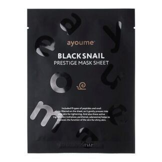 AYOUME Маска тканевая с муцином черной улитки BLACK SNAIL 20.0