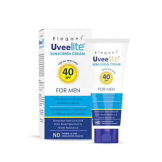 ELEGANT COSMED Солнцезащитный крем СПФ 40 для мужчин Uveelite 50.0