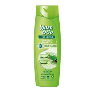 WASH&GO Шампунь Очищение и увлажнение. Алоэ вера. Для сухих волос Shampoo W