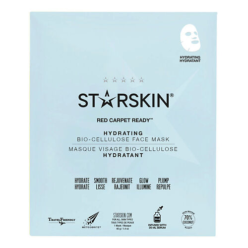 STARSKIN Маска для лица биоцеллюлозная увлажняющая SSK000021 фото 1