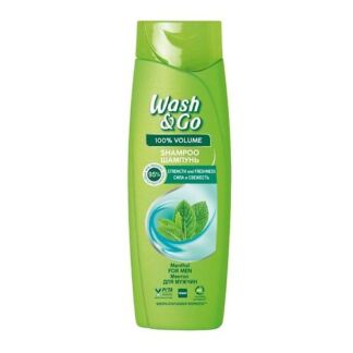 WASH&GO Шампунь с ментолом для всех типов волос Shampoo With Menthol For Al