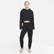 Женская толстовка Nike Yoga Luxe Cropped Fleece Hoodie