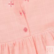 Платье С короткими рукавами и вышивкой 1 год - 74 см розовый