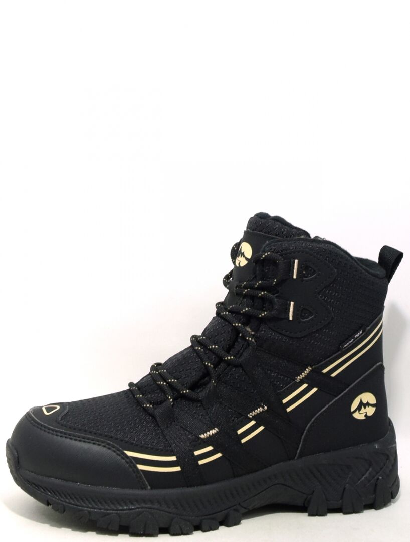 Grunberg 108543/01-01V женские ботинки черный искусственная кожа зима, Разм