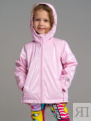 Куртка текстильная с полиуретановым покрытием для девочек (ветровка) PlayTo