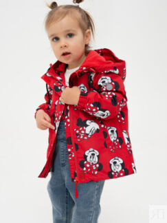 Куртка детская текстильная с полиуретановым покрытием для девочек (ветровка