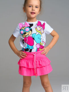 Юбка-шорты трикотажные для девочек PlayToday Kids