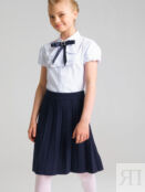 Блузка текстильная для девочки School by PlayToday