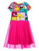 Платье трикотажное для девочек PlayToday Tween