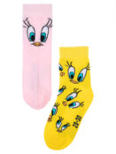 Носки трикотажные для девочек, 2 пары в комплекте PlayToday Kids