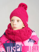 Комплект вязаный для девочки: шапка, снуд PlayToday Tween