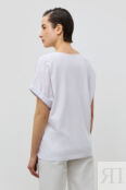 Хлопковая футболка свободного кроя (арт. baon B2323031)