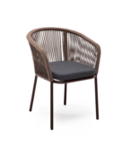 Плетеный стул из роупа Марсель коричневый 4sis
