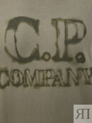 Футболка Blurry Logo из хлопкового джерси C.P.COMPANY