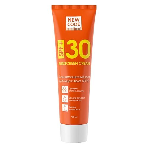 NEW CODE Sun Series Крем для лица и тела солнцезащитный SPF30 100.0 MPL225368 фото 1