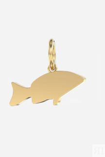 Кулон медальон рыбка Au.585