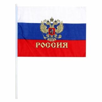 Флаг России с гербом 60*90 см