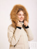 Утепленная куртка с капюшоном с меховой опушкой Sevenext