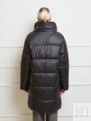 Утепленная куртка с высоким воротом черная Sevenext