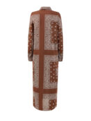 Платье-рубашка из легкого хлопкового муслина с принтом FABIANA FILIPPI