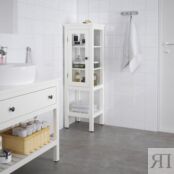 Шкаф со стеклянной дверцей HEMNES Икея Фиеста Эко фото 3