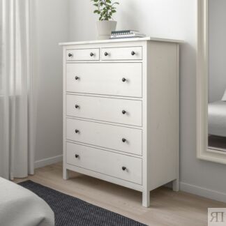 Комод с 6 ящиками HEMNES Икея Фиеста Эко